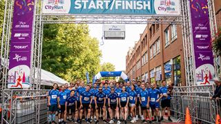 Toray team at Nijverdal City Run start line
